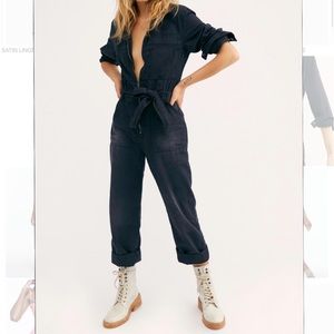 Free People Charlie Coveralls sz 8